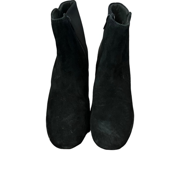 Clarks Chartli Valley Black Ankle Boots Combi Suede - Picture 10 of 11